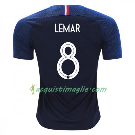 Divisa di Calcio Francia Lemar 8 Prima Mondiali 2018